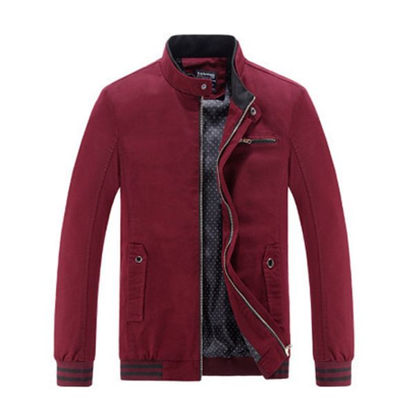 fall new men's casual stand-up collar jacket washed jacket solid color fashion plus size men's clothing, Black;brown
fall new men's casual stand-up collar jacket washed jacket solid color fashion plus size men's clothing, Black;brown