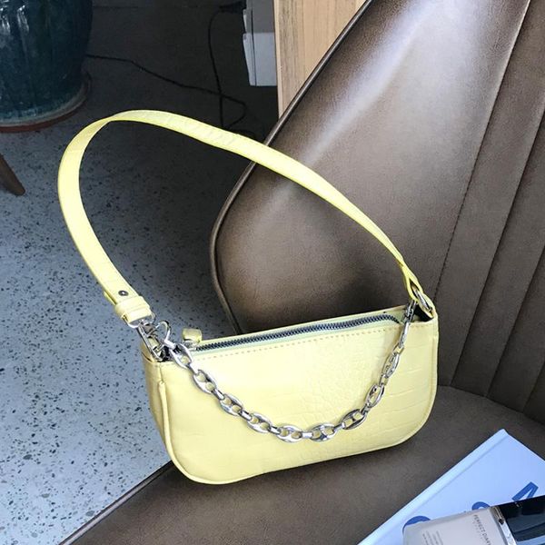 shoulder bags vintage pu leather women handbags fashion chains ladies baguette underarm bag crocodile pattern girls small purse
shoulder bags vintage pu leather women handbags fashion chains ladies baguette underarm bag crocodile pattern girls small purse