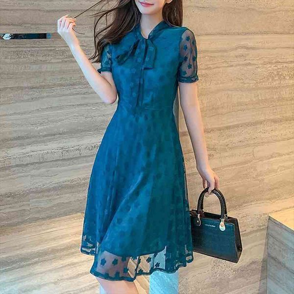 women dress plus size 5xl elegant net yarn knee-length summer fashion loose ladies bow mid-length a-line dresses 6 colors, Black;gray
women dress plus size 5xl elegant net yarn knee-length summer fashion loose ladies bow mid-length a-line dresses 6 colors, Black;gray