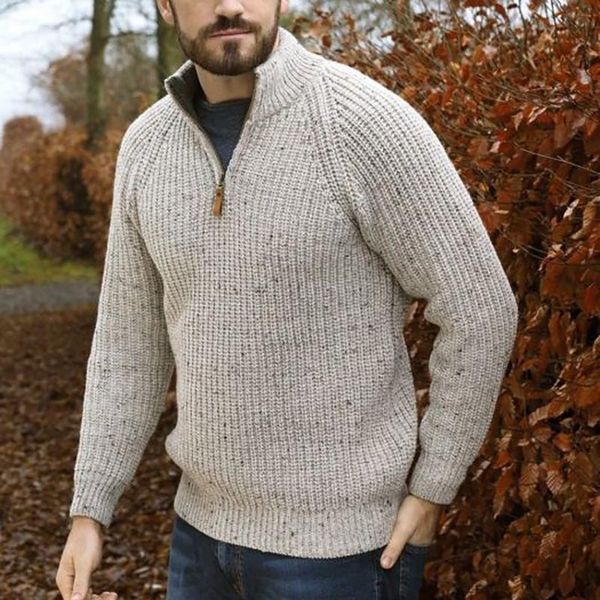 men autumn pullovers sweater large size high collar long sleeve self-cultivation tight skinny men knit pullover zipper, White;black
men autumn pullovers sweater large size high collar long sleeve self-cultivation tight skinny men knit pullover zipper, White;black