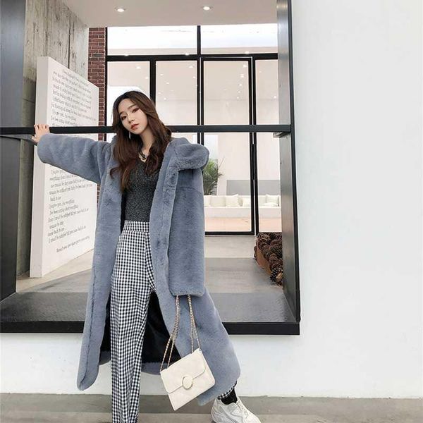 2020 winter new style thick warm loose casual plush coat long hooded slim windproof velvet fur grass women's coat1, Black
2020 winter new style thick warm loose casual plush coat long hooded slim windproof velvet fur grass women's coat1, Black