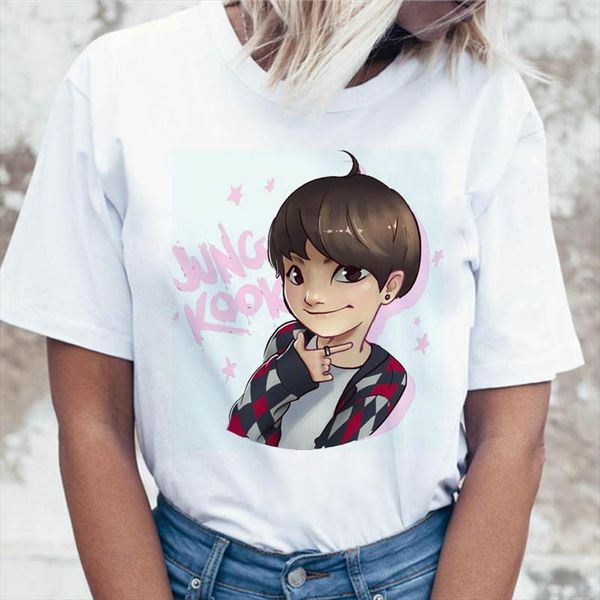 jungkook kpop футболка suga j hope женщины jin jimin v top tshirt для k поп корейской моды тройники смешные женский k, White
jungkook kpop футболка suga j hope женщины jin jimin v top tshirt для k поп корейской моды тройники смешные женский k, White