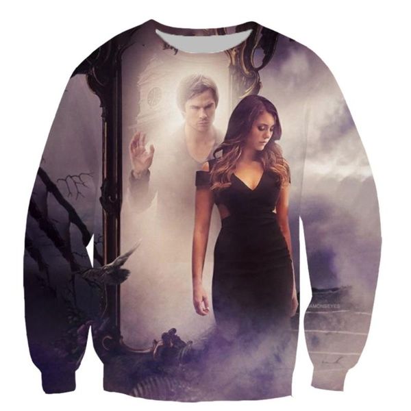the vampire diary men and women pullover sweatshirts plain sweatshirt 3d printed cool sweatshirts streetstyle, Black
the vampire diary men and women pullover sweatshirts plain sweatshirt 3d printed cool sweatshirts streetstyle, Black