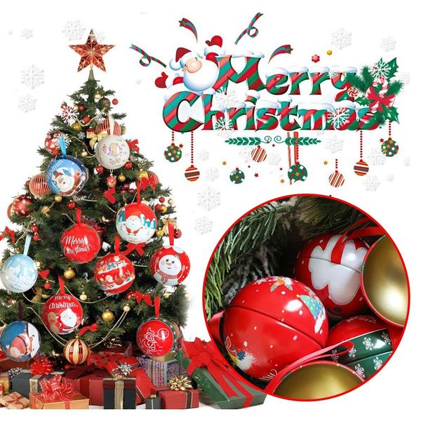 home new design christmas 4@ decorations cute decoration round ball pendant spherical candy gift packaging tin box
home new design christmas 4@ decorations cute decoration round ball pendant spherical candy gift packaging tin box