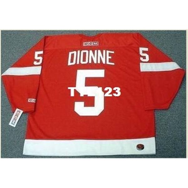 421 #5 marcel dionne detroit red wings 1971 "rookie" ccm hockey jersey or custom any name or number retro jersey, Black
421 #5 marcel dionne detroit red wings 1971 "rookie" ccm hockey jersey or custom any name or number retro jersey, Black