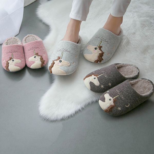 winter women slippers cute animal unicorn fur indoor home shoe female girl slides nonslip memory foam cotton house slippers x1020, Black
winter women slippers cute animal unicorn fur indoor home shoe female girl slides nonslip memory foam cotton house slippers x1020, Black