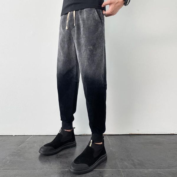 men's jeans 2021 autumn slim pure color small leg pants relaxed casual fashion individuality youth wear, Blue
men's jeans 2021 autumn slim pure color small leg pants relaxed casual fashion individuality youth wear, Blue