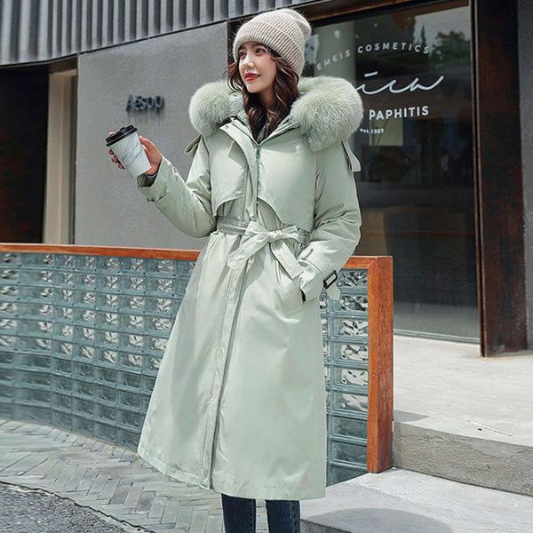 warm x-long cats down fashion women's big parka capuchon bont winter thick wools voering jas overwear plus size crow jacket muaub, Black
warm x-long cats down fashion women's big parka capuchon bont winter thick wools voering jas overwear plus size crow jacket muaub, Black