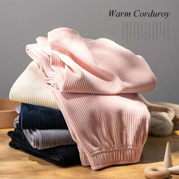 autumn and winter loose corduroy floor dragging high waisted pants, veet fog leisure pants, Black;white 
autumn and winter loose corduroy floor dragging high waisted pants, veet fog leisure pants, Black;white