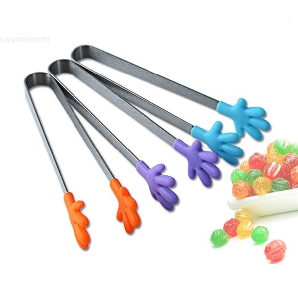 small palm stainless steel tongs creative silicone clip ice non-slip clip mini food clip silicone square cake barbecue tool
small palm stainless steel tongs creative silicone clip ice non-slip clip mini food clip silicone square cake barbecue tool