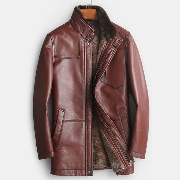 genuine leather jacket men winter cowhide leather coat sheep fur shearling jacket collar 2020 lh-z9002 kj34961, Black
genuine leather jacket men winter cowhide leather coat sheep fur shearling jacket collar 2020 lh-z9002 kj34961, Black