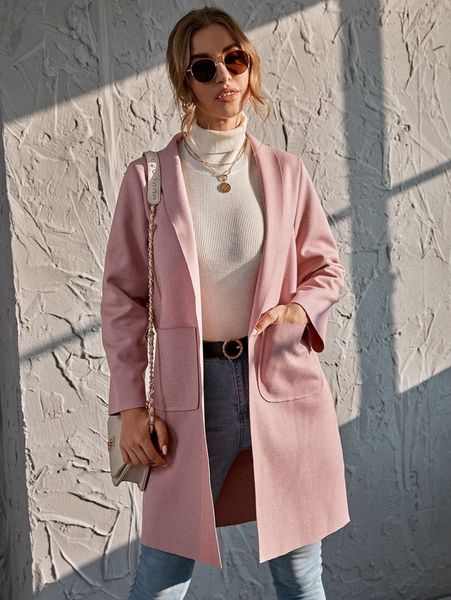 dual pockets shawl collar overcoat o0tb#, Black
dual pockets shawl collar overcoat o0tb#, Black