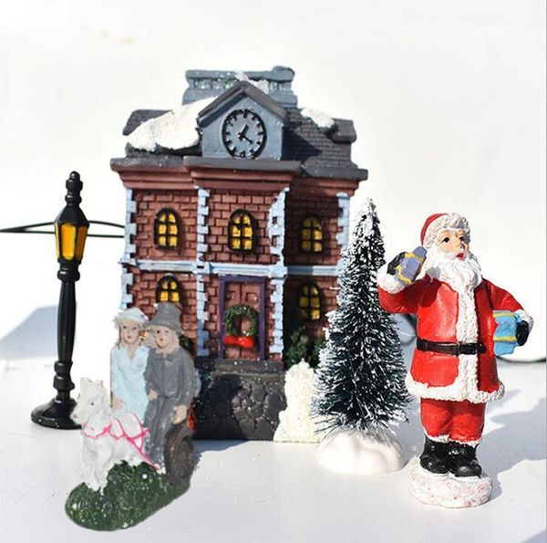 new led resin glow house toys christmas home decoration santa claus tree ornament xmas children's gifts
new led resin glow house toys christmas home decoration santa claus tree ornament xmas children's gifts