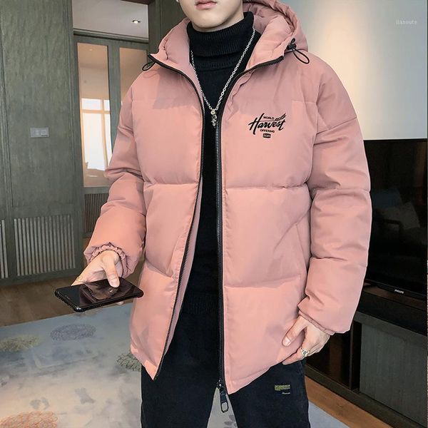 2020 winter new korean printed loose hooded cotton padded jacket for men1, Black
2020 winter new korean printed loose hooded cotton padded jacket for men1, Black