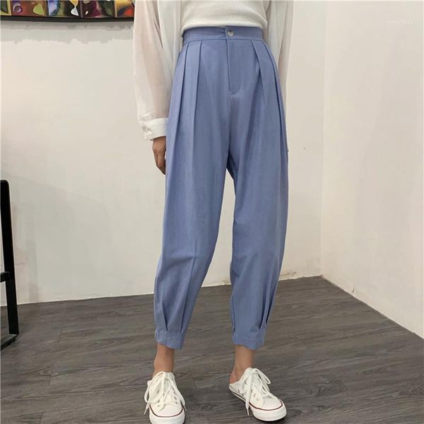 women's pants & capris 2021 women's autumn solid cargo high waist button casual loose bloomers chic ankle length female1, Black;white
women's pants & capris 2021 women's autumn solid cargo high waist button casual loose bloomers chic ankle length female1, Black;white