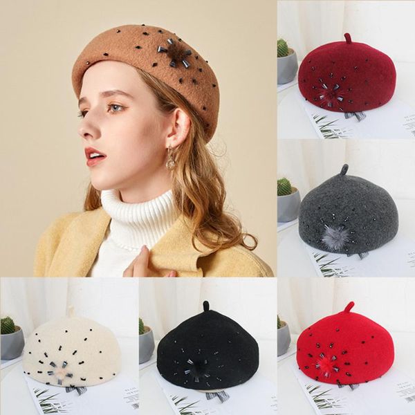 wfrench стиль vintage женского беретов plain cap beanie hat девушки шерсть теплая зима hat берет женщина femme шляпа caps # p3, Blue;gray
wfrench стиль vintage женского беретов plain cap beanie hat девушки шерсть теплая зима hat берет женщина femme шляпа caps # p3, Blue;gray