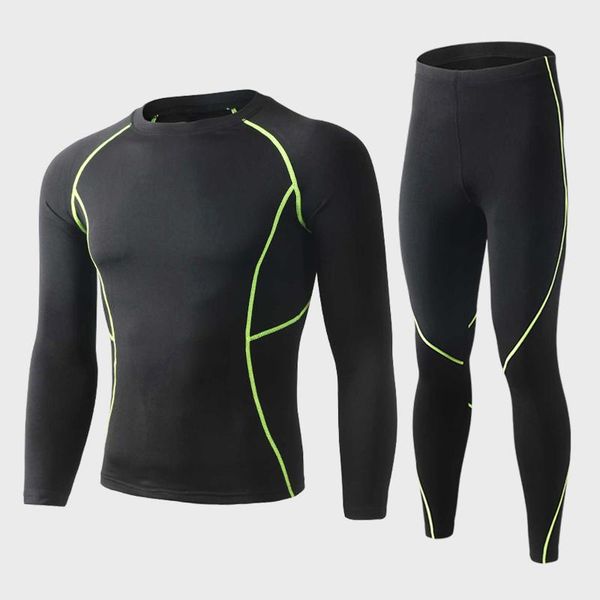 men's thermal underwear set sweat shirt long johns high elastic bodycon fit breathable winter running skiing sportwear tracksuit, Gray
men's thermal underwear set sweat shirt long johns high elastic bodycon fit breathable winter running skiing sportwear tracksuit, Gray