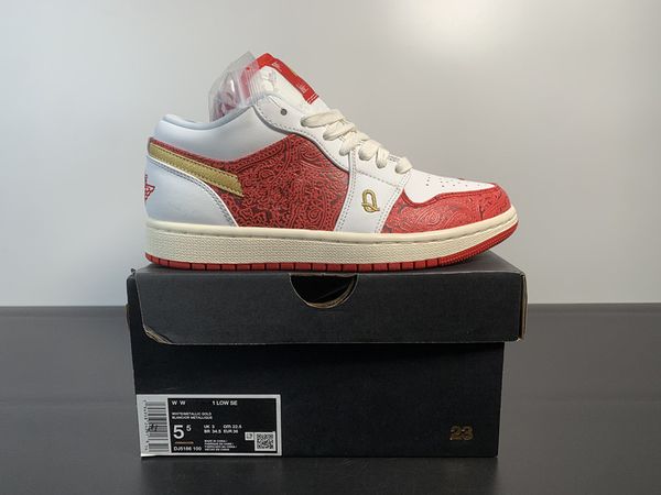 basketball shoes jumpman 1 low se gs spades white metallic gold colorway genuine leather upper rubber sole size 36-46 instock fast ship with
basketball shoes jumpman 1 low se gs spades white metallic gold colorway genuine leather upper rubber sole size 36-46 instock fast ship with