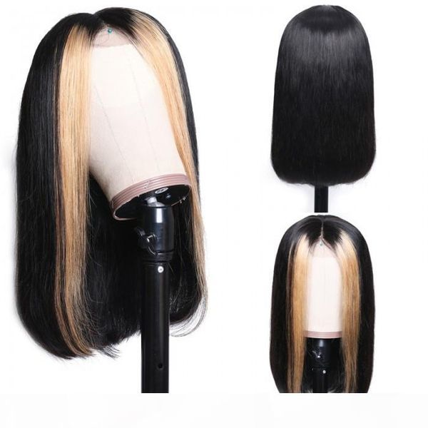 tkwig lace front human hair 8 inch straight hair 130 and 180 density straight hair series, Black;brown
tkwig lace front human hair 8 inch straight hair 130 and 180 density straight hair series, Black;brown