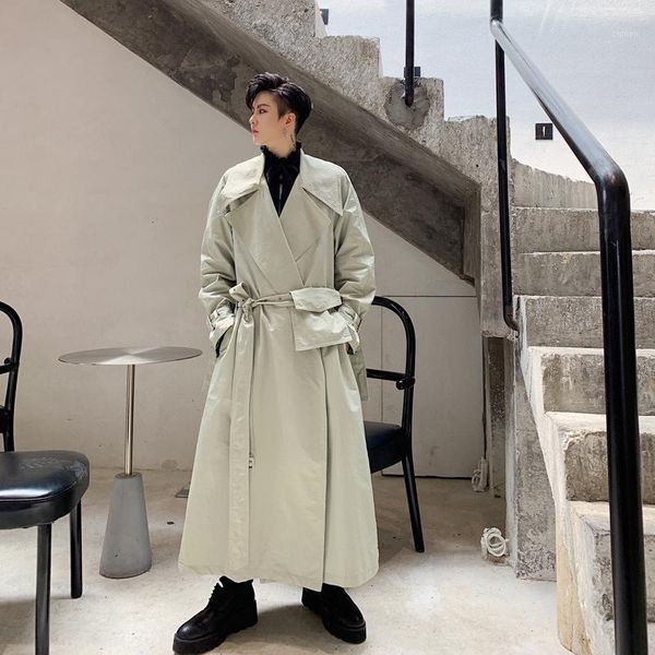 men vintage fashion loose casual pocket belt long trench jacket overcoat male japan streetwear windbreaker coat outerwear1, Tan;black
men vintage fashion loose casual pocket belt long trench jacket overcoat male japan streetwear windbreaker coat outerwear1, Tan;black