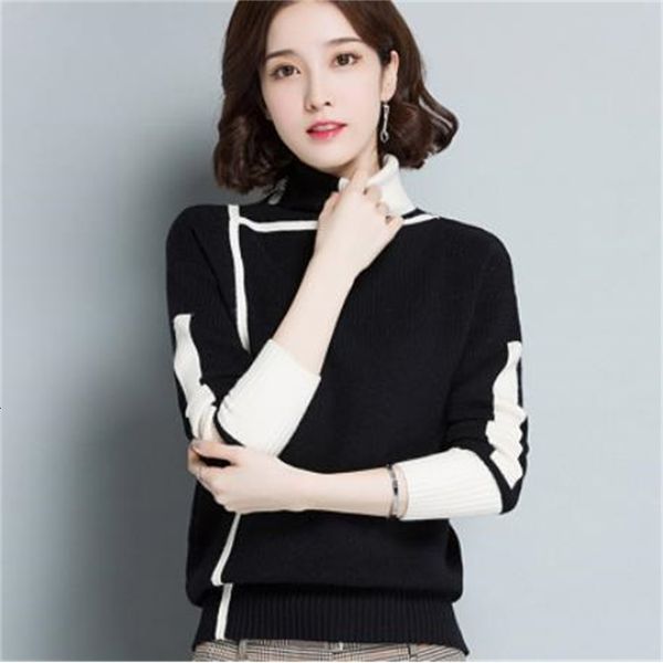 2021 new 100% cotton thick turtleneck women autumn winter warm jumper pull femme hiver streetwear knitted pullover sweater ba0r, White;black
2021 new 100% cotton thick turtleneck women autumn winter warm jumper pull femme hiver streetwear knitted pullover sweater ba0r, White;black