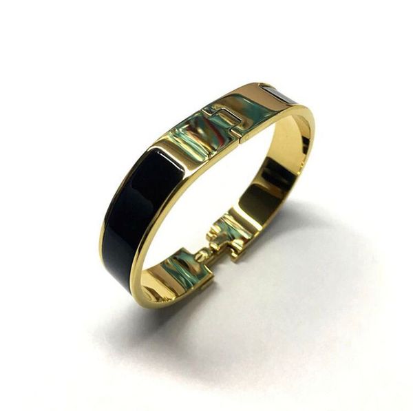 fashion stainless steel bangle women men enamel bangles jewelry rose gold silver h letter bracelets love bangle with original velvet bag, Black
fashion stainless steel bangle women men enamel bangles jewelry rose gold silver h letter bracelets love bangle with original velvet bag, Black
