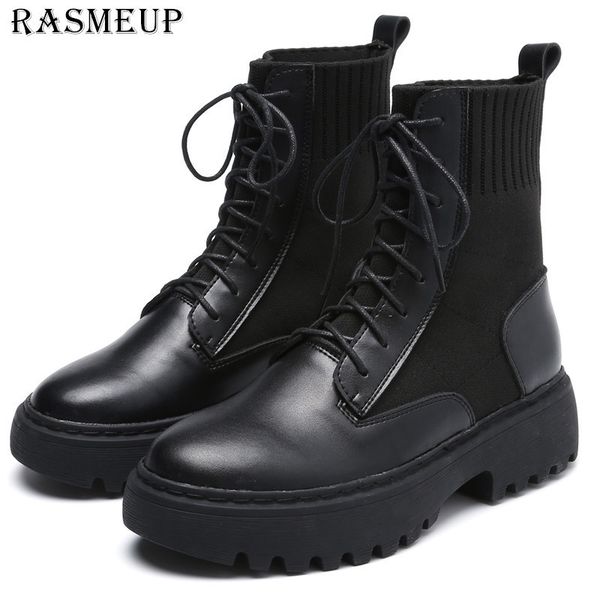 rasmeup plus size 43 women sock boots brand design style retro breathable winter women's boot fashion ladies shoes lj201030, Black
rasmeup plus size 43 women sock boots brand design style retro breathable winter women's boot fashion ladies shoes lj201030, Black