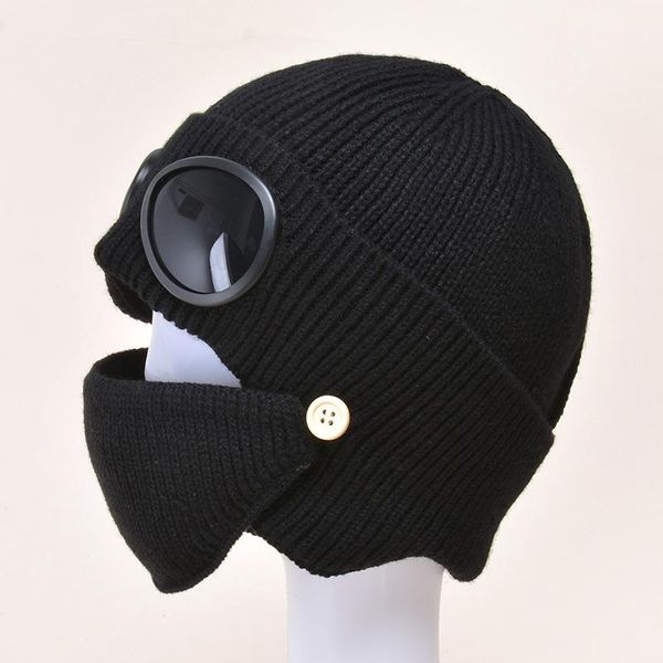 new winter men ear flaps beanie hat with glasses cap knitted women casual beanie ladies outdoors watch bonnet bbyvih alice_bag, Black;white
new winter men ear flaps beanie hat with glasses cap knitted women casual beanie ladies outdoors watch bonnet bbyvih alice_bag, Black;white