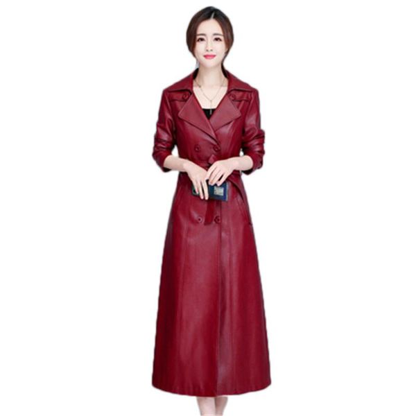 women's leather & faux 2021 arrivals spring autumn coats winter thick lady pu overcoats 7xl plus size female long jackets, Black
women's leather & faux 2021 arrivals spring autumn coats winter thick lady pu overcoats 7xl plus size female long jackets, Black