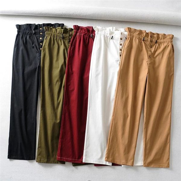 black high waist pants women 2020 streetwear casual wide leg pants korean drawstring loose lace up summer trousers women1, Black;white
black high waist pants women 2020 streetwear casual wide leg pants korean drawstring loose lace up summer trousers women1, Black;white
