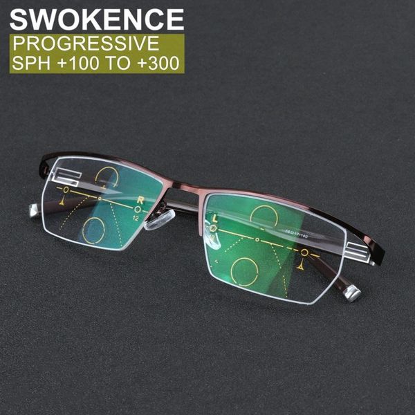 sunglasses swokence progressive reading glasses women men high end alloy half frame spectacles for presbyopic hyperopia +100 to +300 r022, White;black
sunglasses swokence progressive reading glasses women men high end alloy half frame spectacles for presbyopic hyperopia +100 to +300 r022, White;black