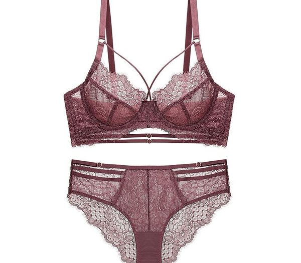 lace ultra-thin transparent bra and panty set underwear with stones push up bandage bra women lingerie a b c d cup 2020 new99, Red;black
lace ultra-thin transparent bra and panty set underwear with stones push up bandage bra women lingerie a b c d cup 2020 new99, Red;black