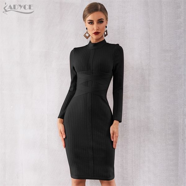 adyce new winter bodycon bandage dress women long sleeve midi club dress vestidos black celebrity evening party dress 201028, Black;gray
adyce new winter bodycon bandage dress women long sleeve midi club dress vestidos black celebrity evening party dress 201028, Black;gray