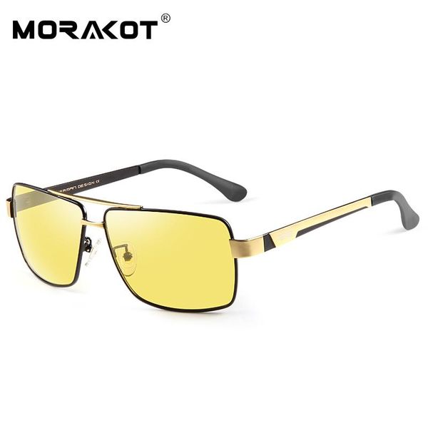 MORAKOT Polarized Photochromic Sunglasses Men's Sun Glasses For Drivers Male Safety Driving Fishing UV400 Men Sunglasses P000031, White;black
MORAKOT Polarized Photochromic Sunglasses Men's Sun Glasses For Drivers Male Safety Driving Fishing UV400 Men Sunglasses P000031, White;black
