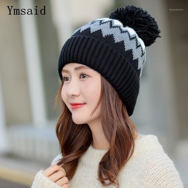 2020 new pompoms winter hat for women fashion thicken warm hats knitted beanies cap brand ski female cap1, Blue;gray
2020 new pompoms winter hat for women fashion thicken warm hats knitted beanies cap brand ski female cap1, Blue;gray