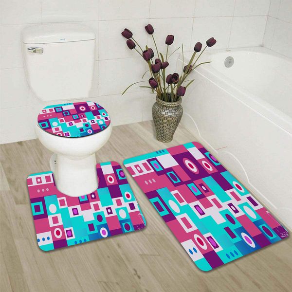 3d printing geometric figure bathroom cover non-slip absorbent floor mat toilet cover carpet mat 3 pieces bathroom mat
3d printing geometric figure bathroom cover non-slip absorbent floor mat toilet cover carpet mat 3 pieces bathroom mat