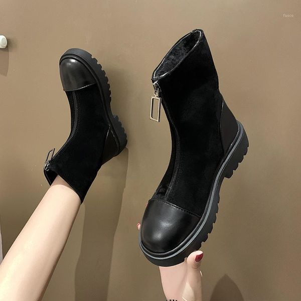 boots black women square heel winter warm plush shoes zip mid-calf 20211
boots black women square heel winter warm plush shoes zip mid-calf 20211