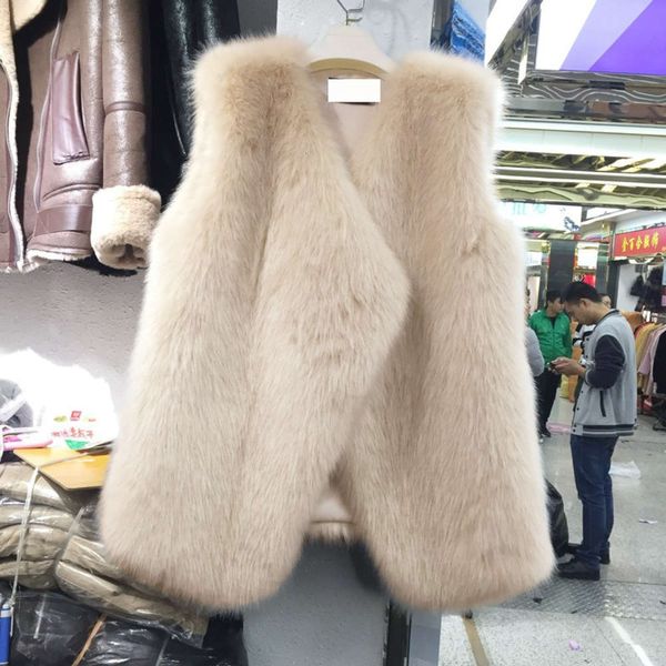 korean fashion environmental protection mink haining vest fur coat women's 2020 winter clothing imitation fox hair, Black
korean fashion environmental protection mink haining vest fur coat women's 2020 winter clothing imitation fox hair, Black