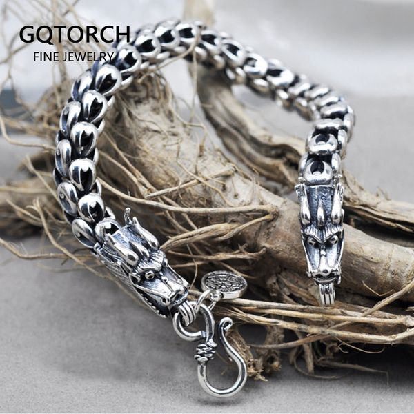 dragon scale bracelet chain real pure 925 sterling silver double heads vintage punk rock retro style men jewelry cx200613, Golden;silver
dragon scale bracelet chain real pure 925 sterling silver double heads vintage punk rock retro style men jewelry cx200613, Golden;silver