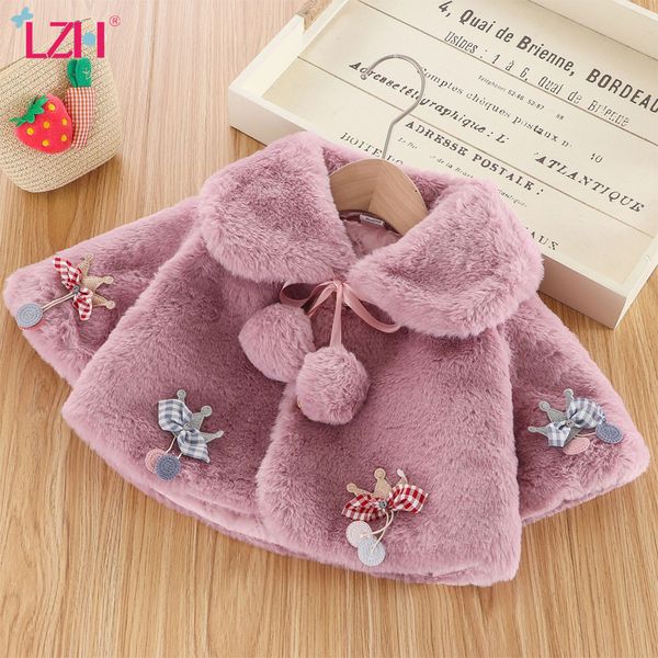 lzh 2020 autumn winter girls for baby cute princess fur cloak kids warm outerwear coat newborn clothes infant jacket c1012, Blue;gray
lzh 2020 autumn winter girls for baby cute princess fur cloak kids warm outerwear coat newborn clothes infant jacket c1012, Blue;gray