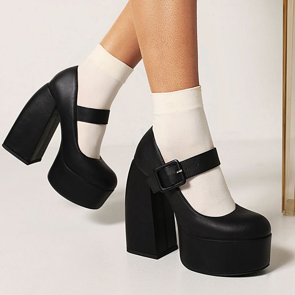 womenpumpsbigsize43brandnewhighheelbucklechunkyplatformsexygothmaryjanefootwearpumps, Black
womenpumpsbigsize43brandnewhighheelbucklechunkyplatformsexygothmaryjanefootwearpumps, Black