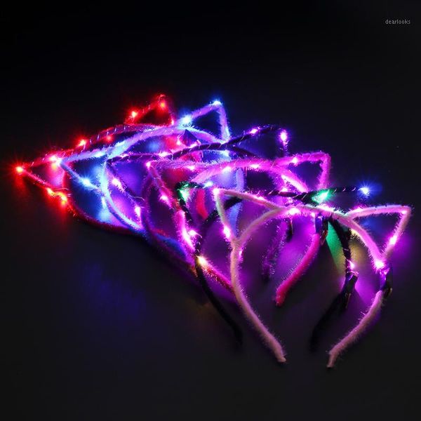 fashion girls cosplay costume led cat ear flashing headband christmas party headdress hair band glowing party supplies1
fashion girls cosplay costume led cat ear flashing headband christmas party headdress hair band glowing party supplies1