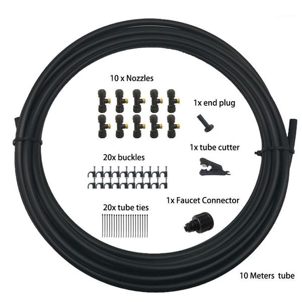 car cleaning tools diy 10m misting kits including 10pcs mist nozzles nozzle fittings garden water cooling system1
car cleaning tools diy 10m misting kits including 10pcs mist nozzles nozzle fittings garden water cooling system1