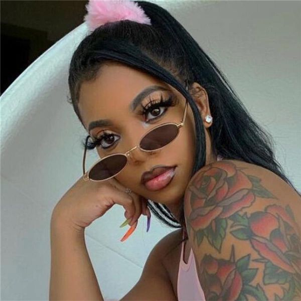 sunglasses retro small oval hip hop womens vintage metal frame glasses tiny eyewear 90s cool bad sun men, White;black
sunglasses retro small oval hip hop womens vintage metal frame glasses tiny eyewear 90s cool bad sun men, White;black