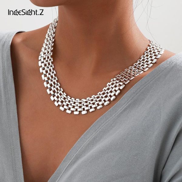 ingesight.z punk exaggerated chunky curb cuban choker necklaces statement gothic short necklaces collars jewelry collier bijoux, Silver
ingesight.z punk exaggerated chunky curb cuban choker necklaces statement gothic short necklaces collars jewelry collier bijoux, Silver