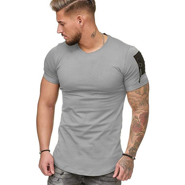 2020 new men's t-shirt fashion slim o-neck pure color cotton casual short sleeve standard european size s-5xl, White;black
2020 new men's t-shirt fashion slim o-neck pure color cotton casual short sleeve standard european size s-5xl, White;black