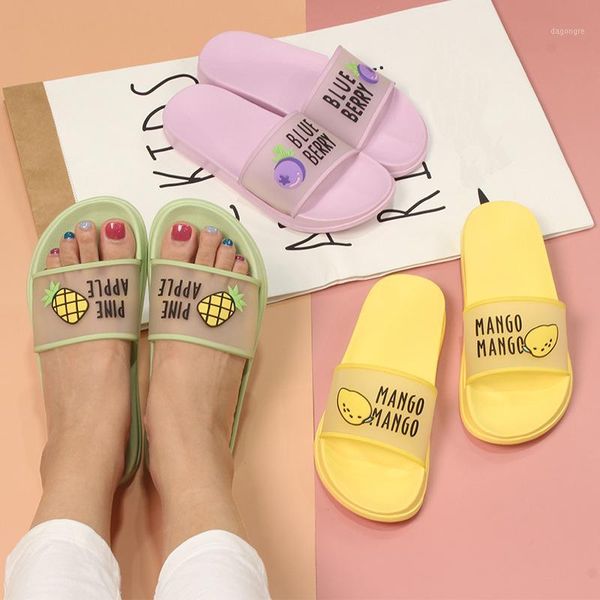 slippers 2021 summer women's sandals cute fruit jelly color transparent open toe flip flops clear outdoor beach slides sandals1, Black
slippers 2021 summer women's sandals cute fruit jelly color transparent open toe flip flops clear outdoor beach slides sandals1, Black