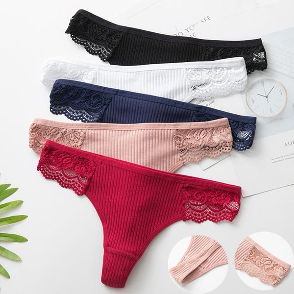 5pcs women's cotton g-string thong panties string underwear women briefs lace lingerie pants intimate ladies low-rise solid, Black;pink
5pcs women's cotton g-string thong panties string underwear women briefs lace lingerie pants intimate ladies low-rise solid, Black;pink