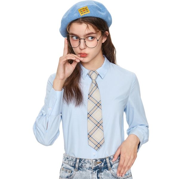 semir cotton long sleeve blouse women 2020 spring new simple solid color lapel fashion inch shirt comfortable clothing woman
semir cotton long sleeve blouse women 2020 spring new simple solid color lapel fashion inch shirt comfortable clothing woman