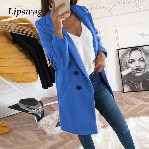 women blend coat 5xl autumn winter turn-down collar long wool jacket coat casual plus size female cardigan outwear windbreake y200101, Black;brown
women blend coat 5xl autumn winter turn-down collar long wool jacket coat casual plus size female cardigan outwear windbreake y200101, Black;brown